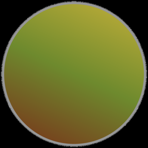 Tri-Colour Gold / Green / Red filament colour